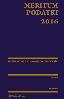Aleksander Kaźmierski - Meritum. Podatki 2016