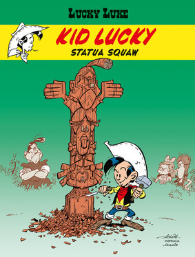 Achde - Statua Squaw. Lucky Luke - Kid Lucky
