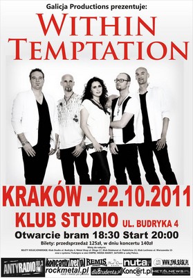 Within Temptation - koncert w Krakowie