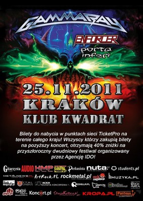 Gamma Ray - koncert w Krakowie