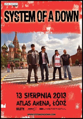 System Of A Down - koncert w Polsce